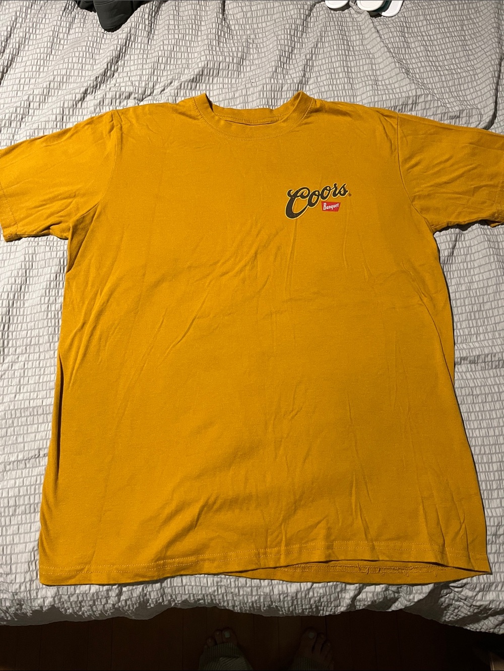 Coors Banquet Rodeo Graphic T-Shirt XL Brown Western Cowboy Beer Tee